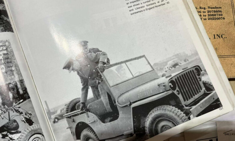 1942FordGPWJeepthatKingGeorgeVIusedonamoraleboostingvisittoRAFChelvestonin1942(1)