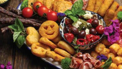 Dive into this charcuterie snacking board