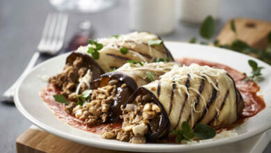 Twist on tradition: Moussaka and brinjal cannelloni