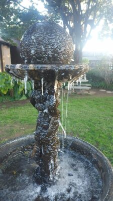 Quinita Venter van Vaalpark se bevrore fonteintjie