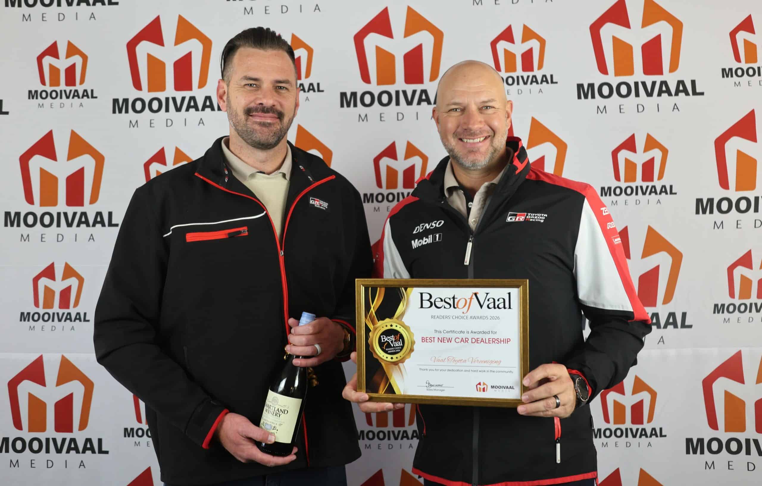 BEST NEW CAR DEALERSHIP - Vaal Toyota Vereeniging