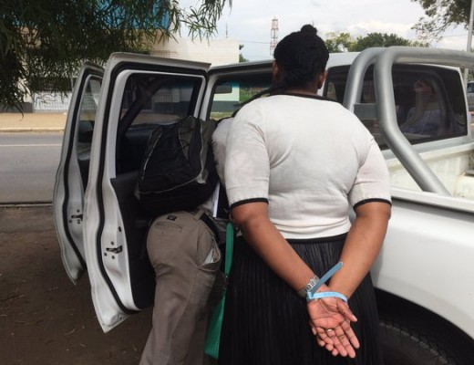 A 35 year old woman from Germiston was arrested by the Hawks for allegedly issuing fraudulent birth certificates. She is an employee of Nigel Home Affairs. (Photo: Vumani Mkhize)