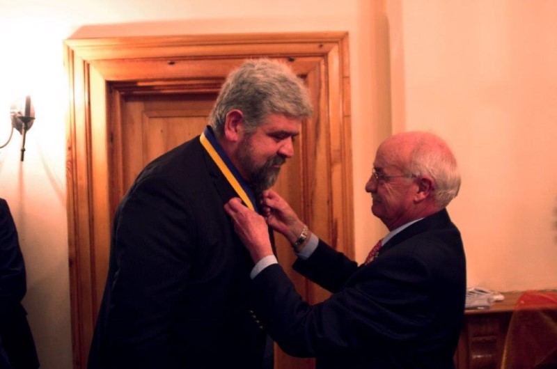 Maurizio Pellizzon was welcomed as the new Rotary Club president.