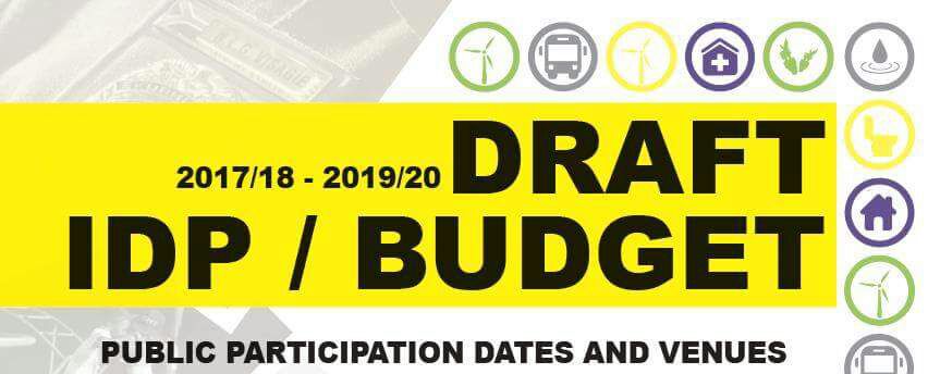 Nigel Residents invited to IDP / Budget meeting