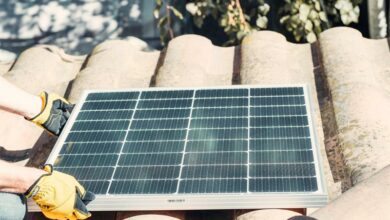 A solar panel.