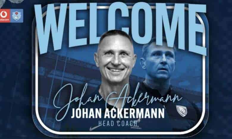 Ackermann will be formally unveiled to the media in Pretoria next week.