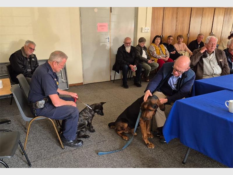 You don’t have to wait 24 hours. That urgent message, plus tales of international rescues, had Springs seniors gripped at a recent talk.