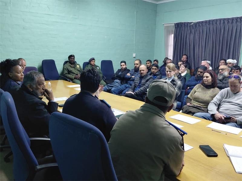 After eight years, Nigel’s second-hand goods business owners met with SAPS and Gauteng Crime Prevention officials to tackle compliance, licensing, and safety concerns