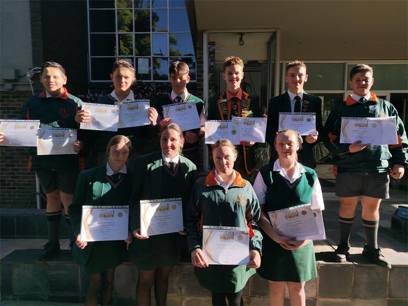 Leerders van Hoërskool John Vorster het hul musiek- en instrumentale talente ten toon gestel tydens die Talento Performing Arts-kunswedstryd.