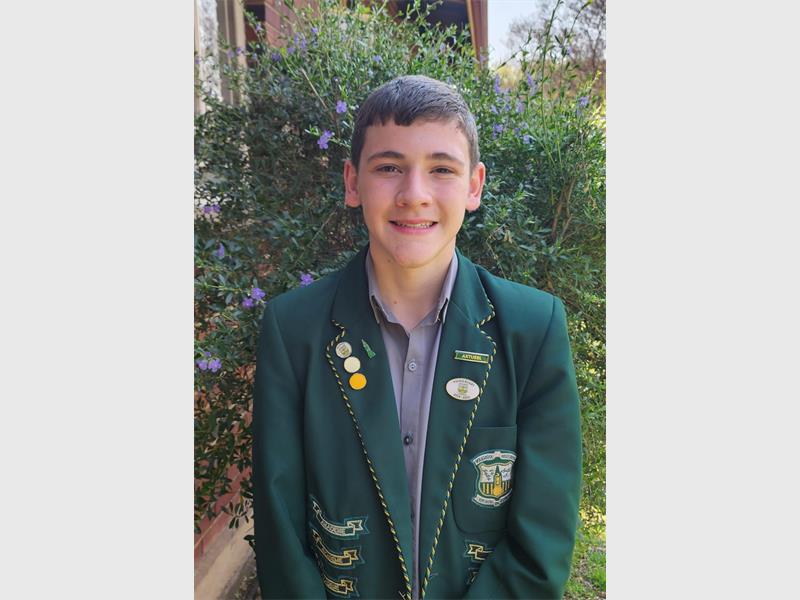 Die skrander leerder het 'n derde plek behaal.