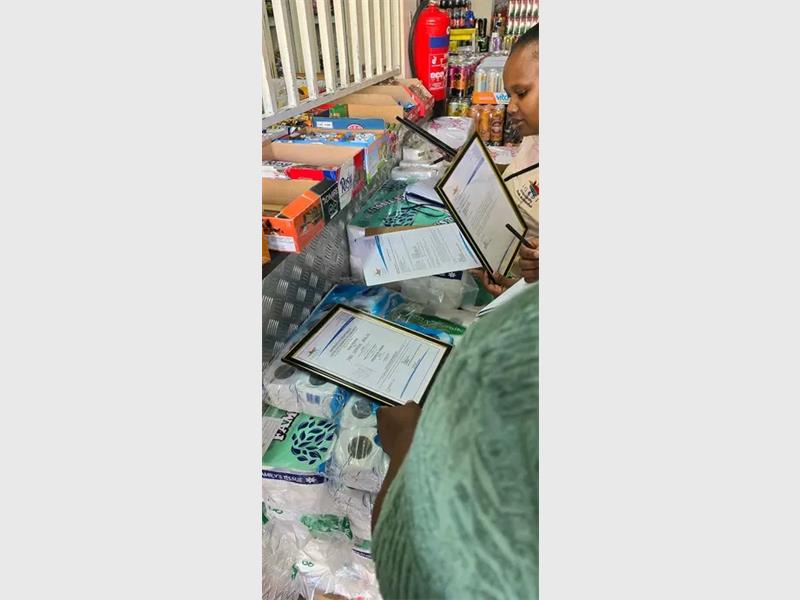 The joint operation involved traffic officers, municipal officials and law enforcement agencies, who worked together to ensure adherence to road safety and business regulations.