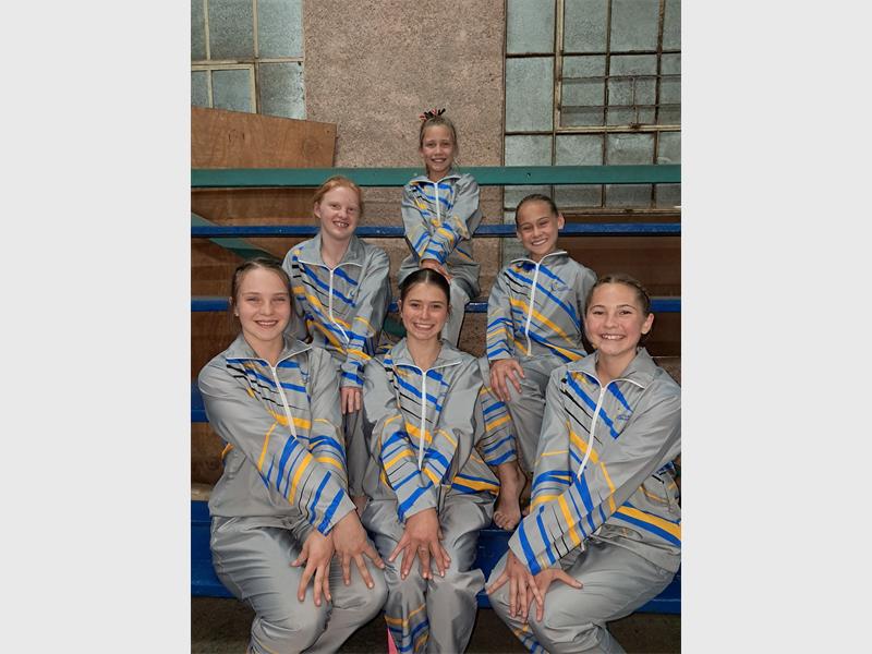 All six gymnasts qualified for Gauteng Provincial Colours