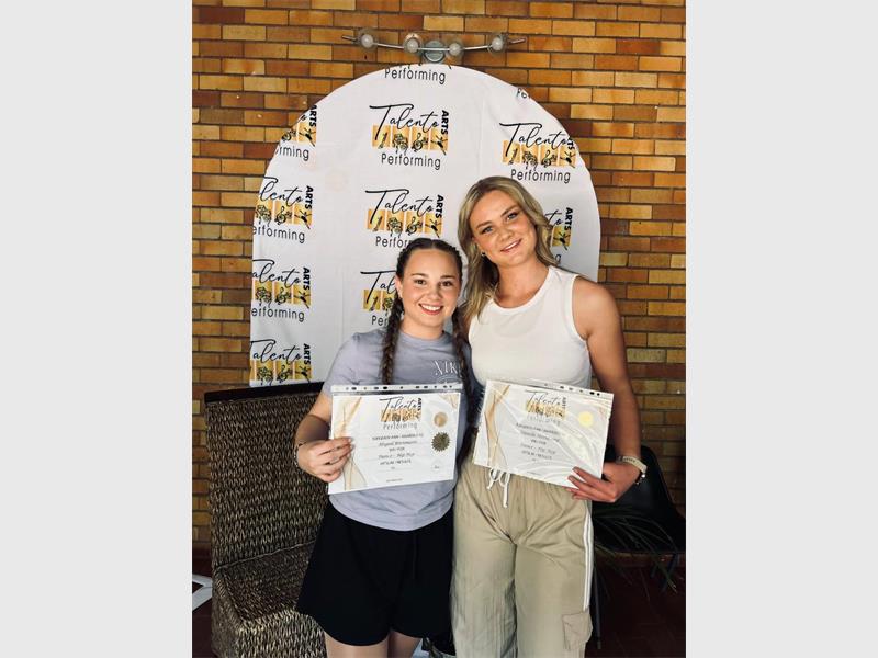 Die leerders het in verskillende items briljant presteer.