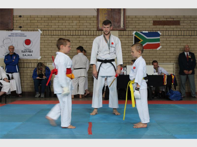 More than 185 karatekas from 15 dojos across the country competed at the 49th SAJKA Champion