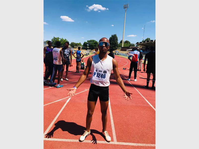 Ratanda's Bonga Makgalemele is sprinting toward an Olympic dream despite facing immense challenges and training without a coach