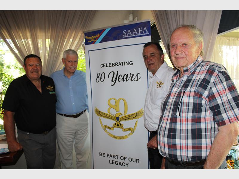 Members of a local air force association branch gathered for a year-end luncheon that reflected on achievements and honoured long-time service.