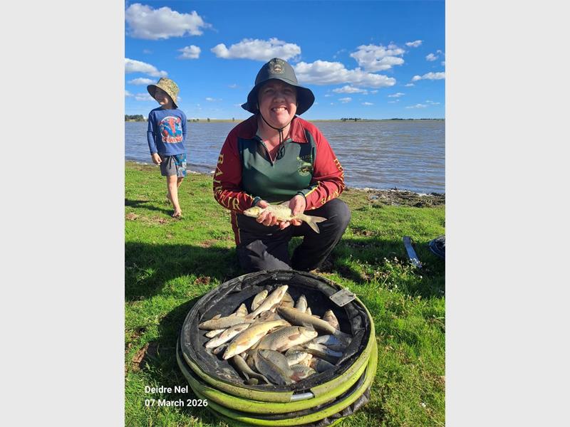 Daar was baie vis gevang by die Draaifontein-oord tydens Maartmaand se hengelkompetisie.