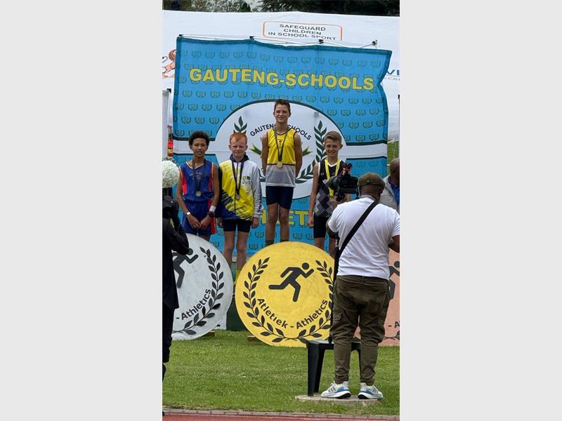 Micah Smith from Nigel Primary School has qualified to represent Gauteng at the National Primary Schools Championships after securing second place in the high jump at the provincial championships.