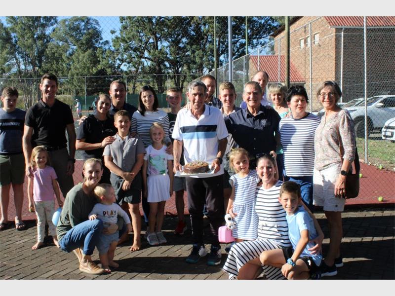 The Heidelberg Tennis Club recently honoured veteran coach Jack Fenwick with a surprise 80th birthday celebration, recognizing nearly five decades of dedication to developing young tennis players and shaping lives in the community