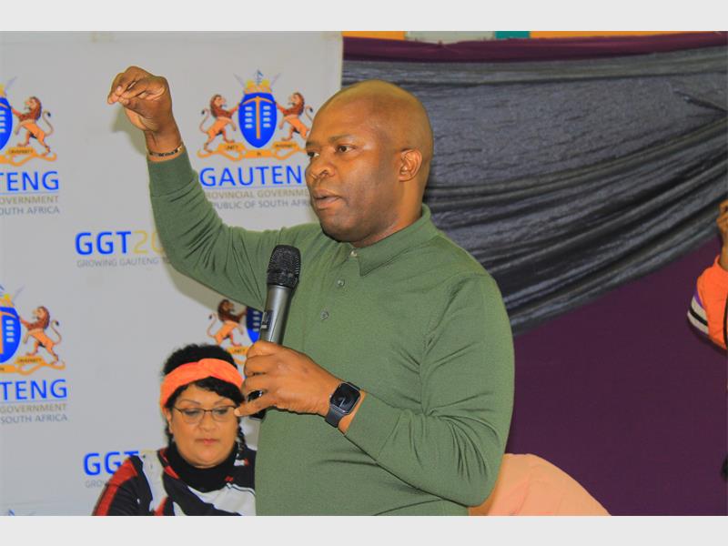 Education MEC Lebohang Maile encouraged communities, parents and stakeholders to work together in supporting learners and improving schools during the launch of the It Takes a Village to Raise a Child programme in Tsakani.
