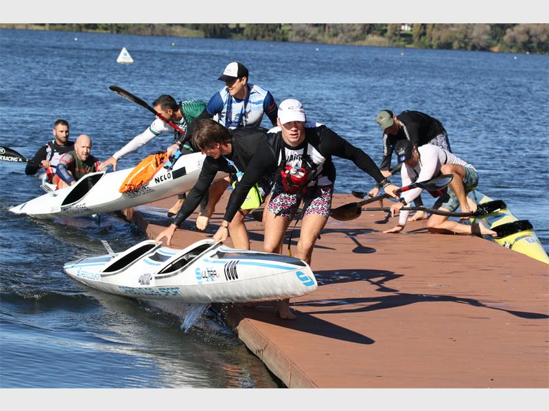 The race formed part of their preparaion for the Gauteng Marathon Championships next month.