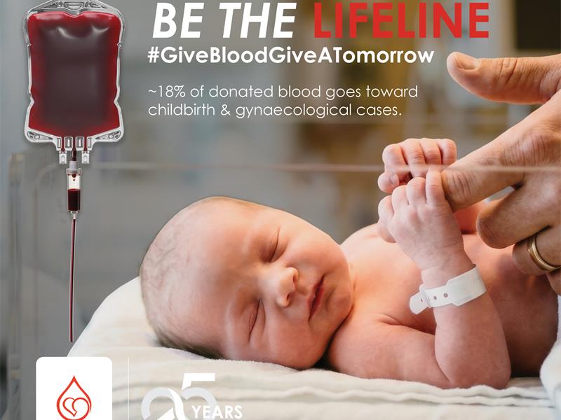The new campaign highlights the life-saving impact of blood donors ahead of World Blood Donor Day.