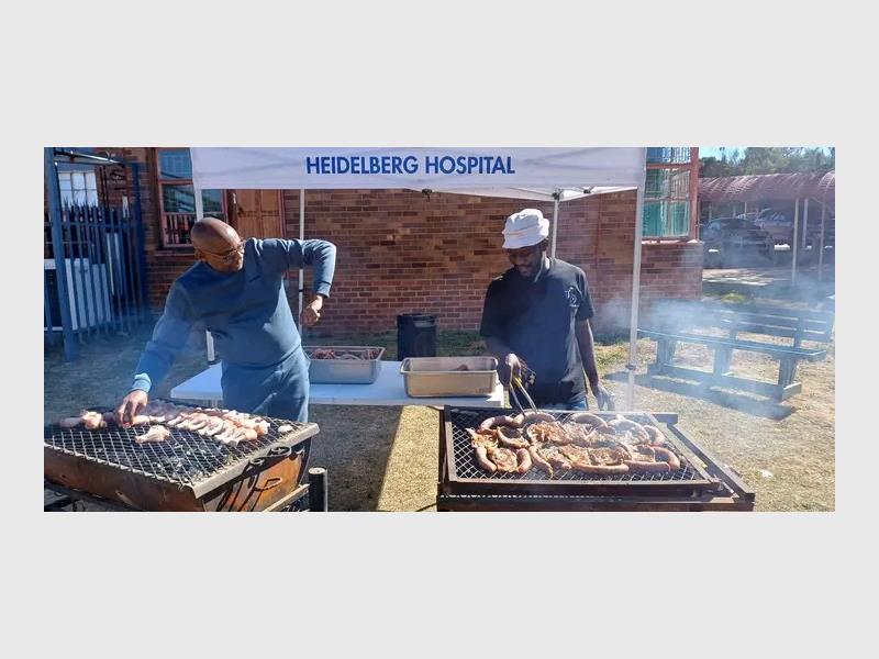 Hospital employees took time to connect, discuss mental wellness and reinforce the importance of a positive working environment during a Staff Braai Day held on July 18.