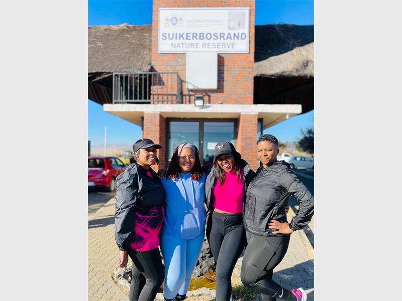 Tsakani runners swap the road for the mountains in a health and wellness initiative.