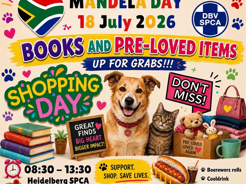 The local society invites residents to enjoy a day of books, bargains and refreshments while supporting animals in need.