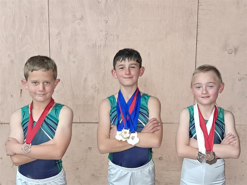 Four talented gymnasts from the Nigel Gymnastics Club have qualified to represent Ekurhuleni at the Gauteng Provincial Competition in September after producing outstanding results at the district qualifier in Eldoraigne, Pretoria.