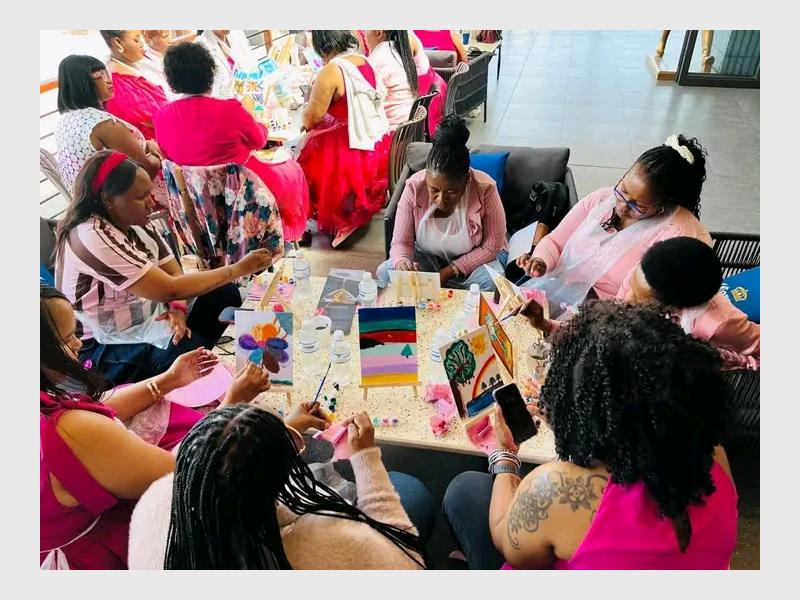 Female employees from Heidelberg Hospital joined colleagues across the Sedibeng District Health Services for a Women’s Day Sip & Paint celebration at Capello Emerald Resort, celebrating women’s strength, resilience, empowerment and contribution to the healthcare sector.