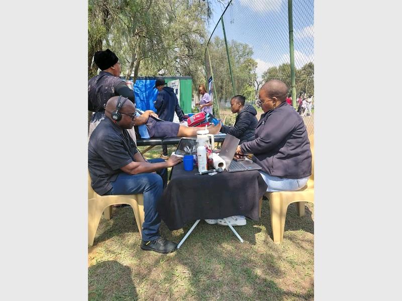 Employees from the Gauteng Department of Infrastructure Development and Gauteng Department of Health accessed a range of health screenings and wellness services during an annual expo at Heidelberg Hospital on September 30.