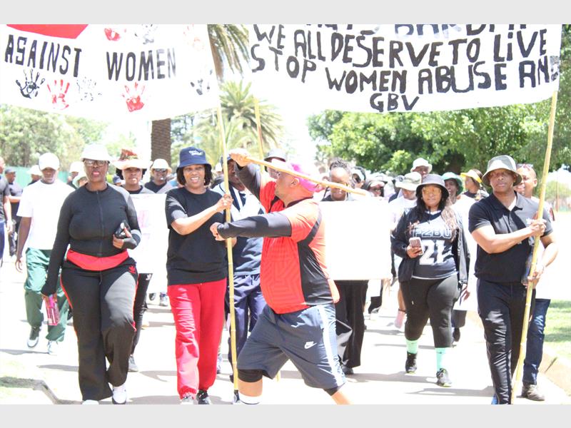 Staff from the Department of Correctional Services took to the streets during a Wellness Day at Heidelberg Correctional Centre on October 7, using a dedicated walk to raise awareness about gender-based violence and femicide while promoting health, fitness and community wellbeing.