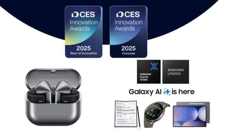 Including four ‘Best of Innovation’ winners, the awards serve as recognition of Samsung’s ingenuity in the areas of AI, design and user experience