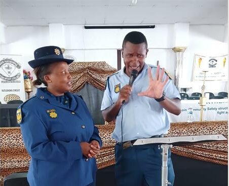 Katlehong police, local stakeholders, and faith-based groups gather for a candlelight service at Free National Ethiopian Church to seek divine protection for law enforcement.