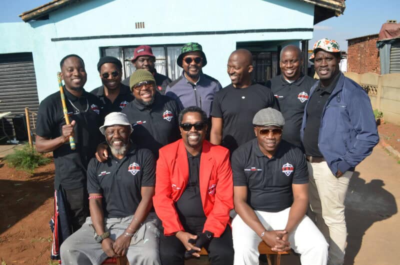 Katlehong artist and performer Thabo Mokale receives support from the Freeman Brotherhood Movement after losing his home and belongings in a devastating house fire.