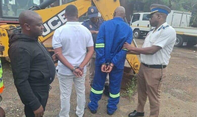 The Ekurhuleni-owned backhoe vanished after being sent to Vosloorus under questionable instructions; two officials face theft charges, but the machine remains unrecovered.