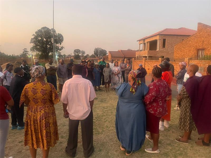 Ext 13 Vosloorus residents unite against rampant crime, linking the rise in burglaries and robberies to lawlessness and unchecked invasions.