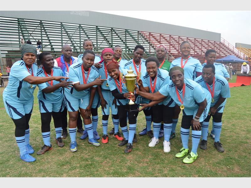 Senior women played entertaining football in Vosloorus when five teams clashed in a tournament that ended with a dominant win.