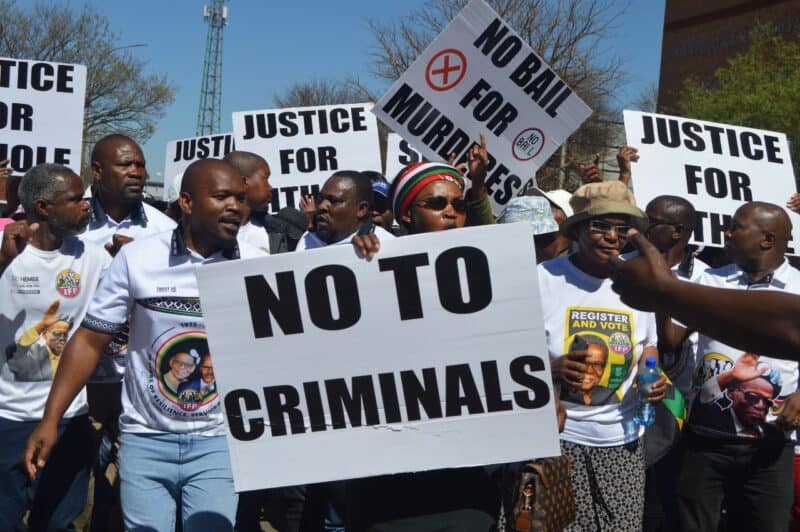 The defense lawyer challenges the investigation officer’s claims during bail hearing for the men accused of killing Gauteng IFP deputy chief whip.
