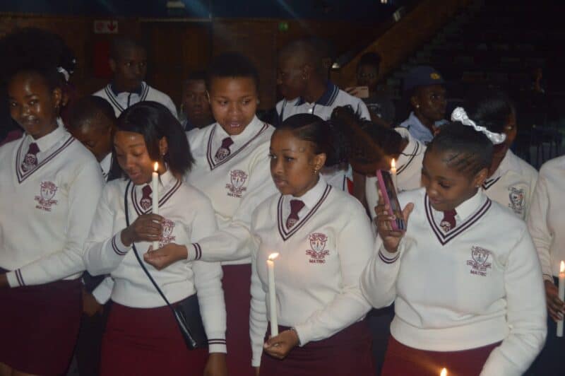 Pastors, community leaders, and motivational speakers unite to pray for and inspire learners to stay focused and trust in God as they prepare for their final examinations.