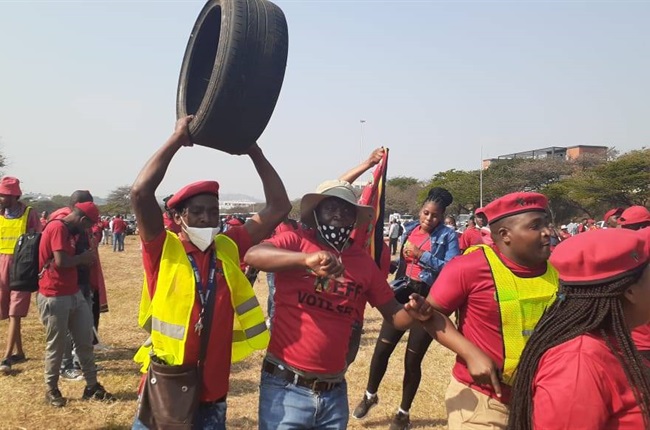 Is The Eff Racist EFF supporters congregate at Phoenix to march against the killing of ...