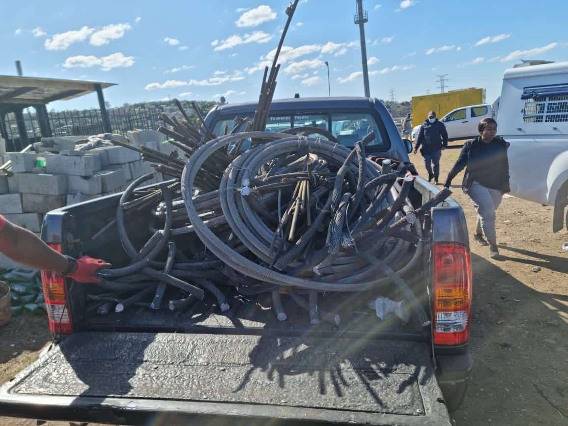 Seven men found with copper and cables worth R1,5 million arrested ...