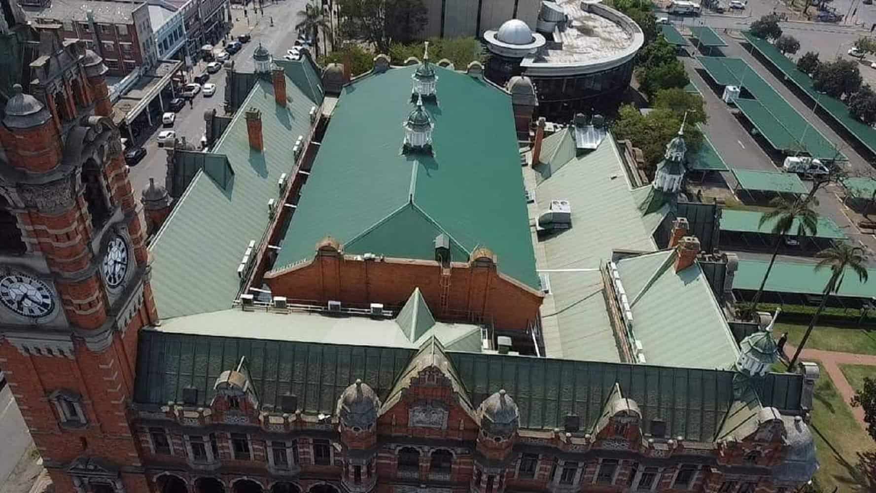 Pietermaritzburg City hall has a new roof, with just minor repairs left