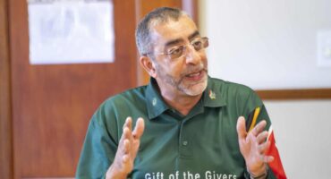 Gift of The Givers founder Dr Imtiaz Sooliman. Photo: Gallo