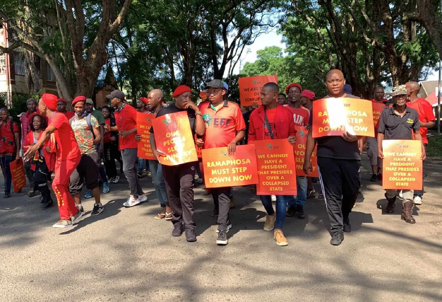 EFF members shot with rubber bullets in Pietermaritzburg | The Witness