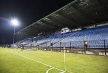 A general view of Harry Gwala Stadium in Pietermaritzburg