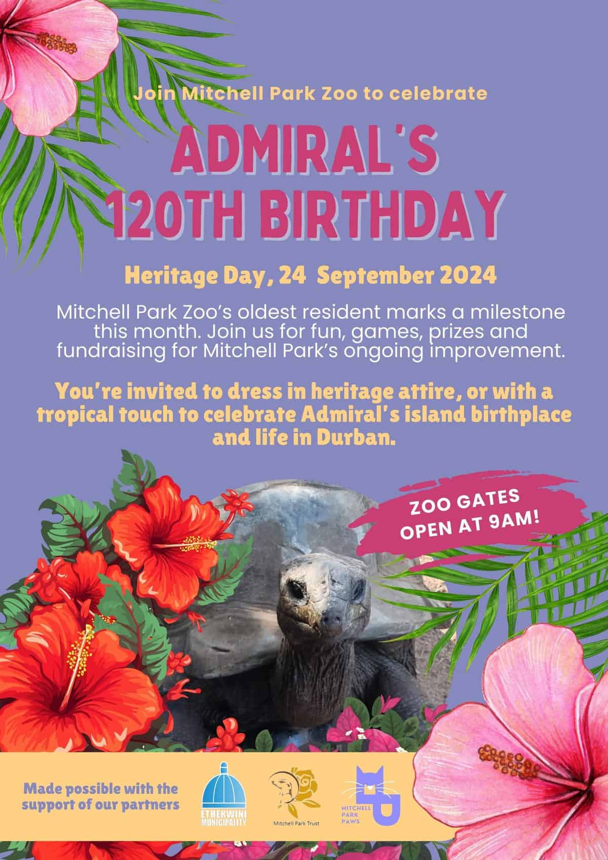 Durban's oldest tortoise turns 120 | The Witness