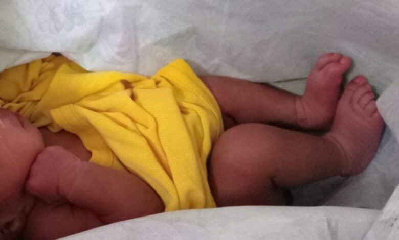 Newborn baby found in a plastic bag at dumping site rushed to hospital ...