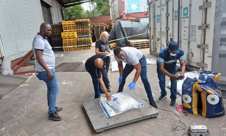 Police seize pure cocaine worth over R80 million at Durban Harbour ...